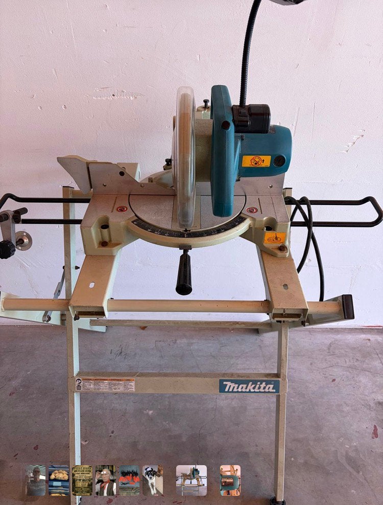 Makita afkortzaag op onderstel!, 70 mm of meer, Nieuw, Ophalen of Verzenden, Afkortzaag