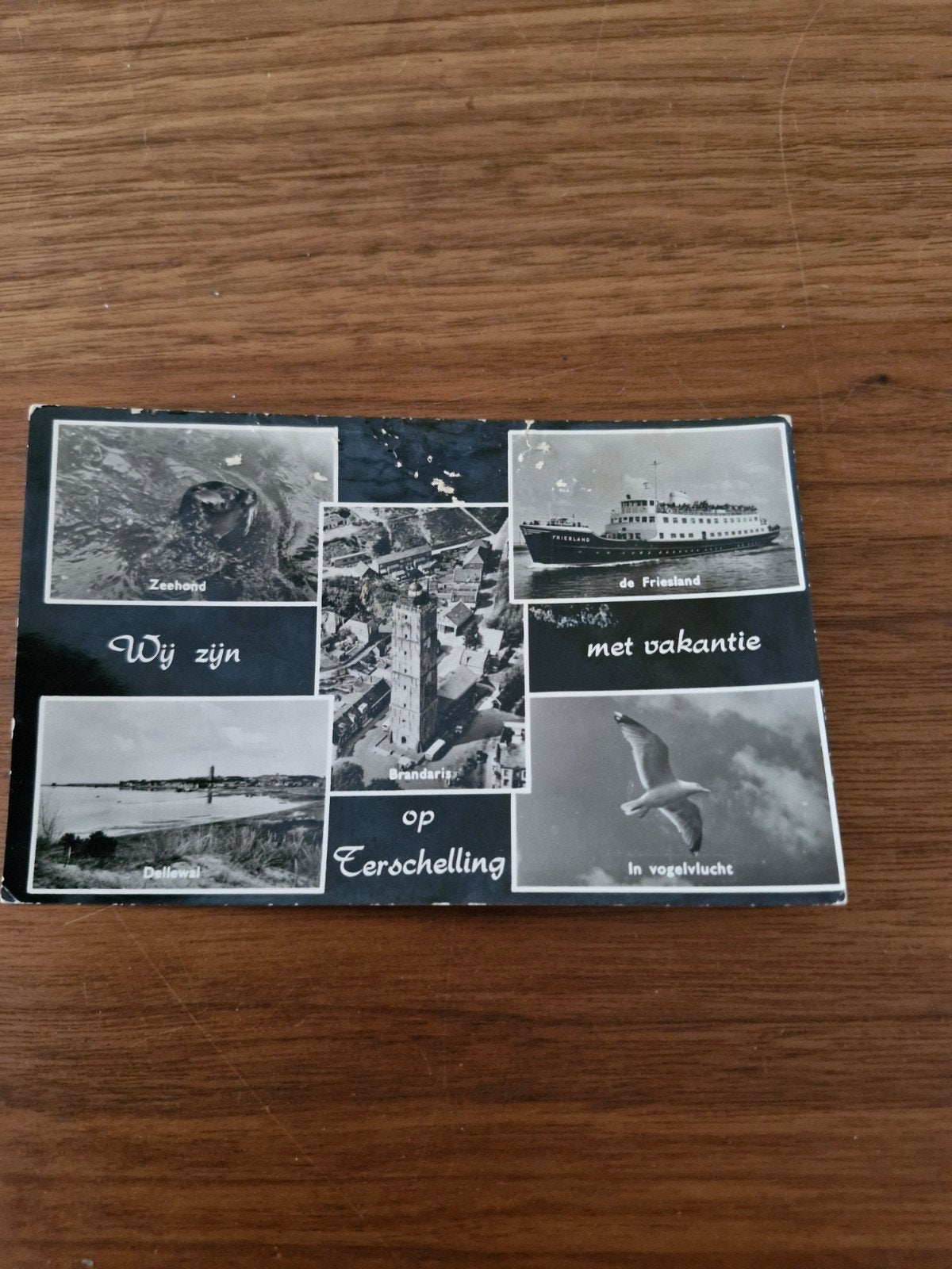 048 Ansichtkaart Terschelling - Wij zijn met vakantie, Verzamelen, Ophalen of Verzenden, 1960 tot 1980, Gelopen, België en Luxemburg