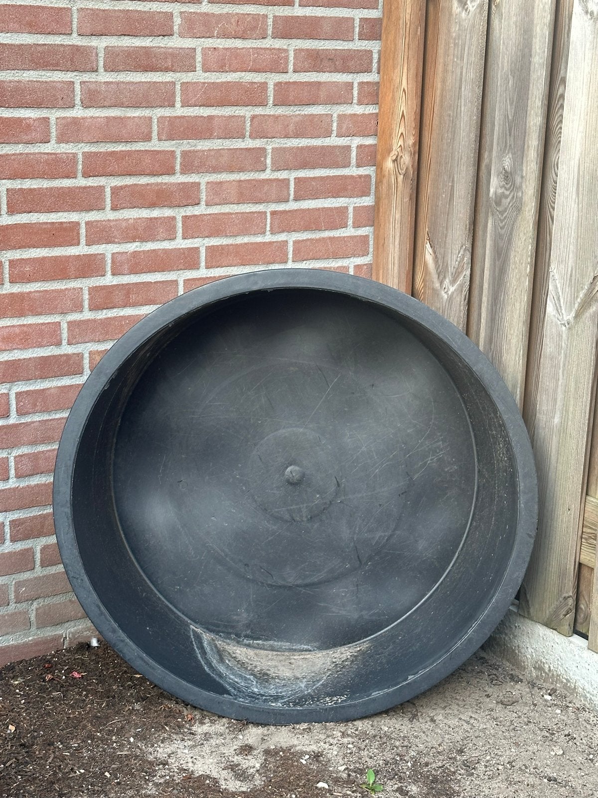 Vijverbak 78cm binnendiameter met deksel, Ophalen, Gebruikt