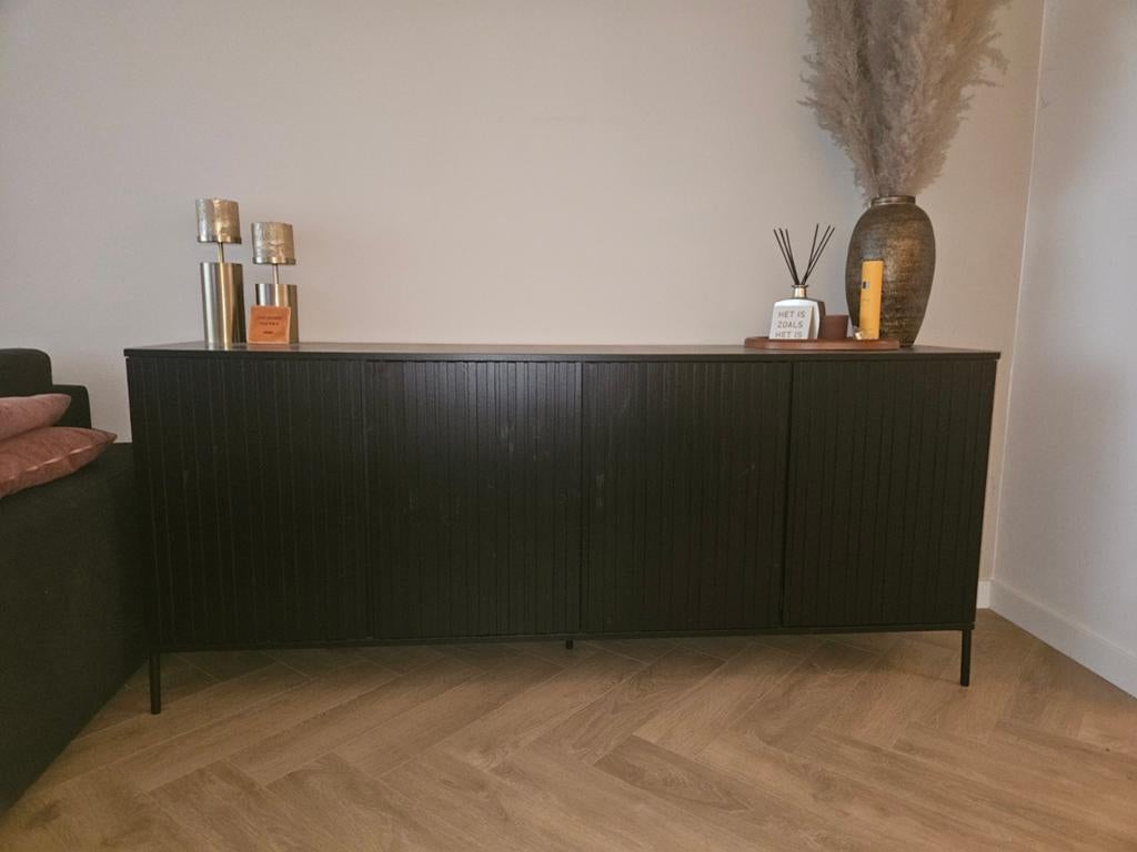 dressoir Woood 200cm, 3 jaar oud, goede staat, Ophalen of Verzenden, Zo goed als nieuw, 25 tot 50 cm, 150 tot 200 cm