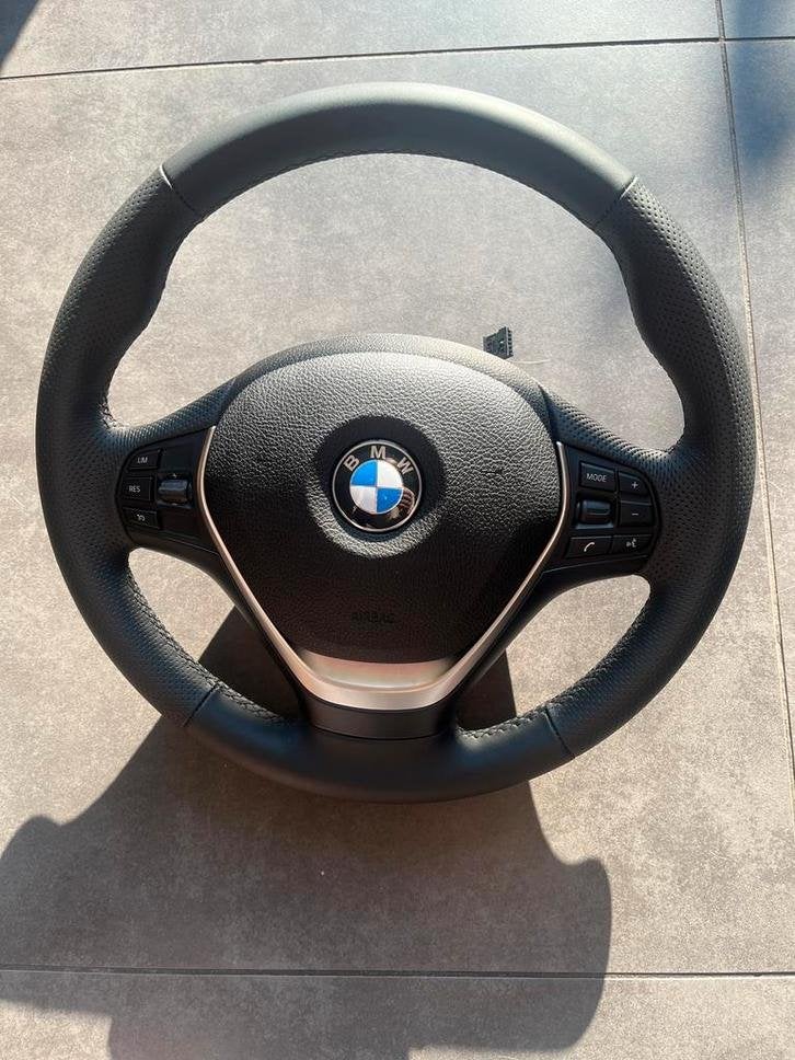 Nieuw BMW sport stuur geperforeerd leder met airbag, Verzenden, Bmw origineel, Nieuw, BMW