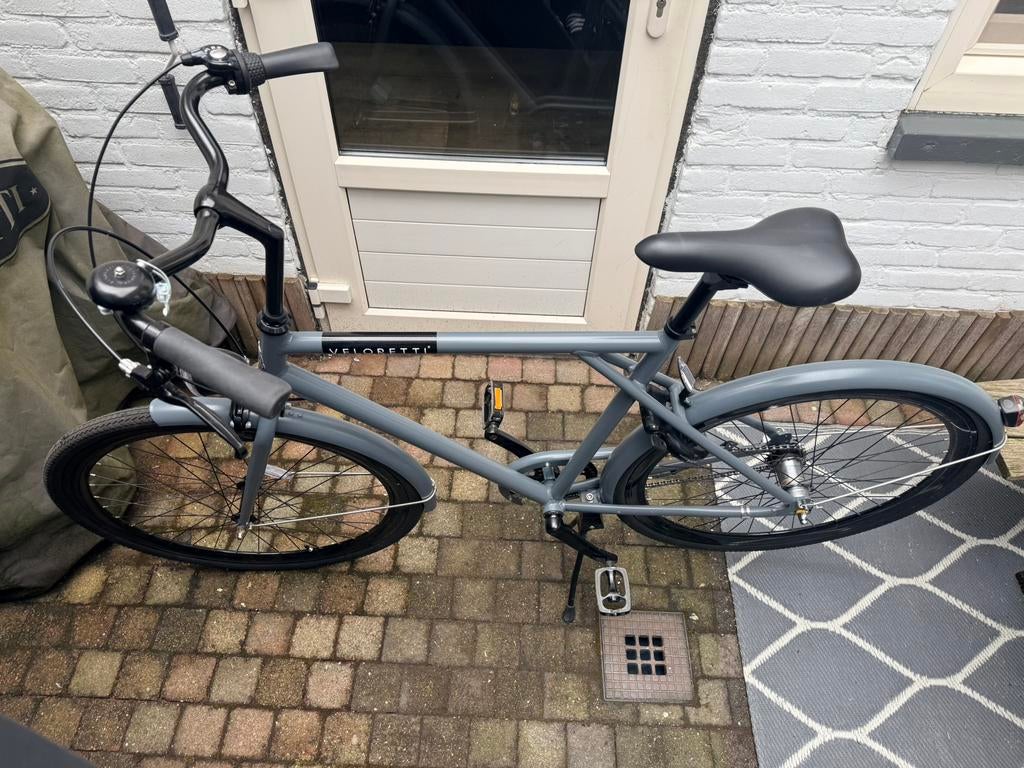 Veloretti Caféchaser 57Cm Gun Metal Grey – Zo goed als nieuw, Fietsen en Brommers, Fietsen | Heren | Herenfietsen, Terugtraprem