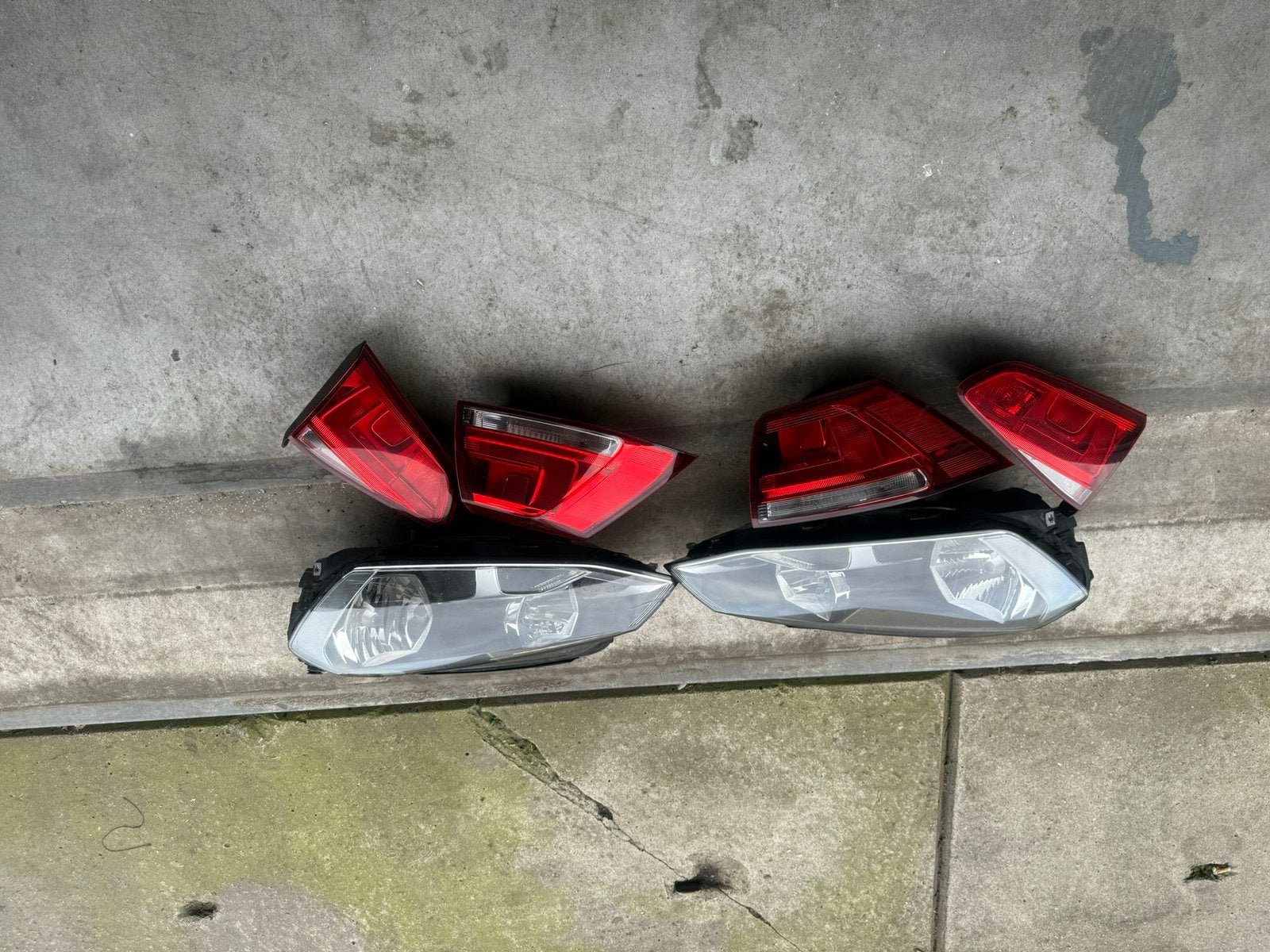 Verlichting golf 7, Ophalen