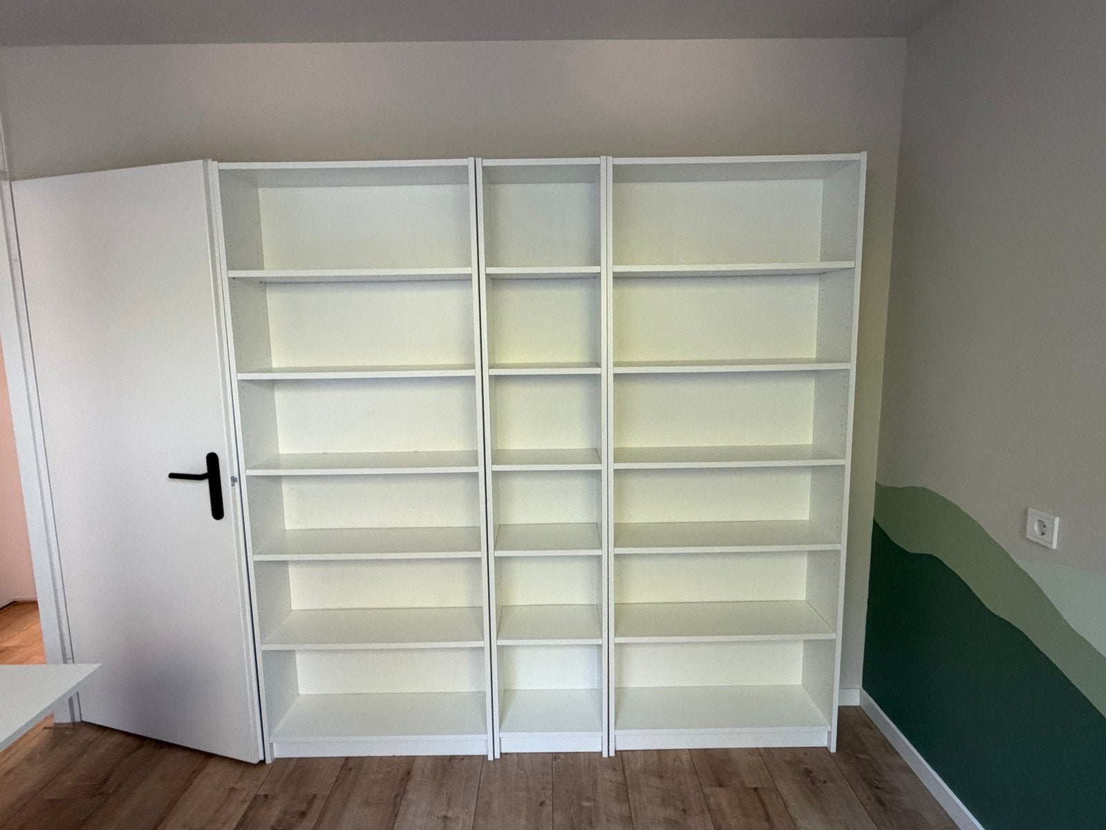 3x IKEA Billy boekenkasten (2 breed, 1 smal), Huis en Inrichting, Ophalen, Met plank(en), 200 cm of meer, 50 tot 100 cm