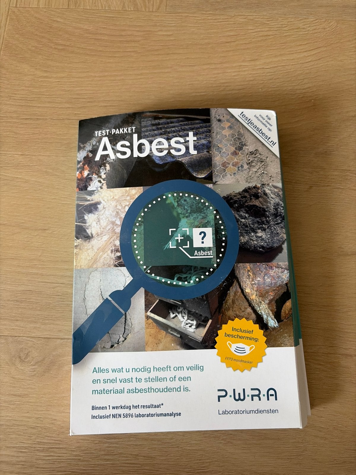 Test-pakket Asbest - Nieuw en ongebruikt, Ophalen of Verzenden, Nieuw