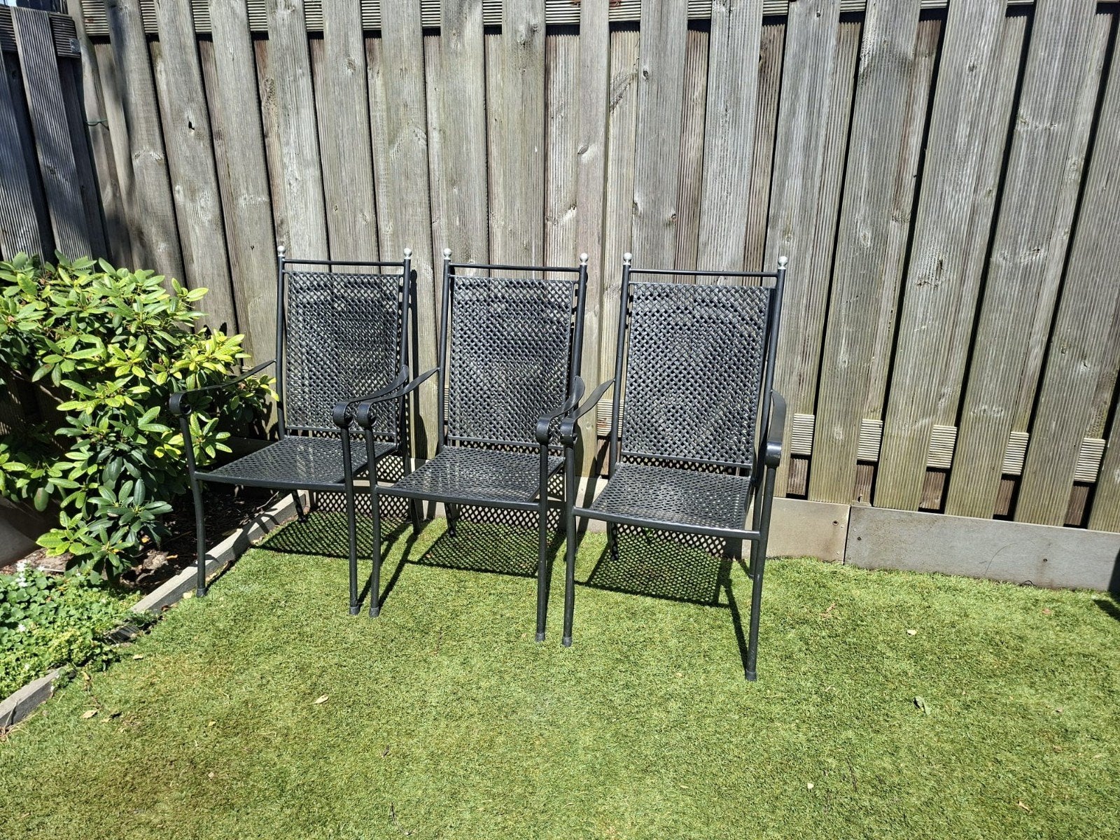 6 royal garden excelsior tuinstoelen, Ophalen, Gebruikt, Stapelbaar