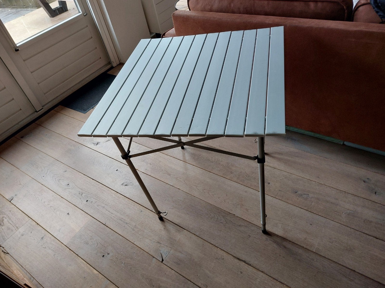Oprolbare tafel, licht gewicht, aluminium, opvouwbare tafel, Caravans en Kamperen, Ophalen of Verzenden, Campingtafel
