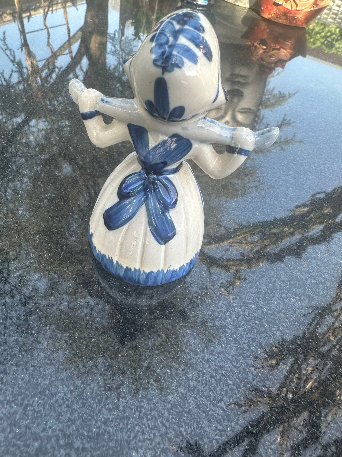 Antiek Delftsblauw Melkmeisje Beeldje, Ophalen of Verzenden