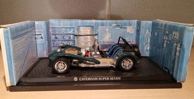 Kyosho Caterham Super Seven 1:18 - Inclusief Binnenverpakkin, Ophalen of Verzenden, Zo goed als nieuw, Auto, Kyosho
