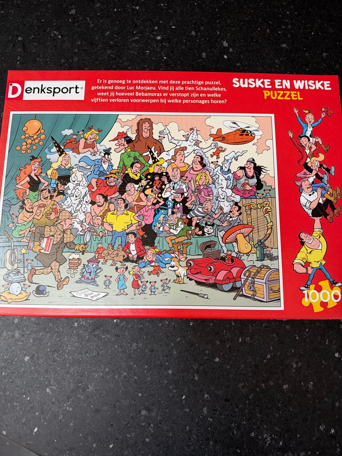 Suske en Wiske Puzzel - 1000 stukjes - Denksport, Ophalen of Verzenden, 500 t/m 1500 stukjes, Zo goed als nieuw, Legpuzzel
