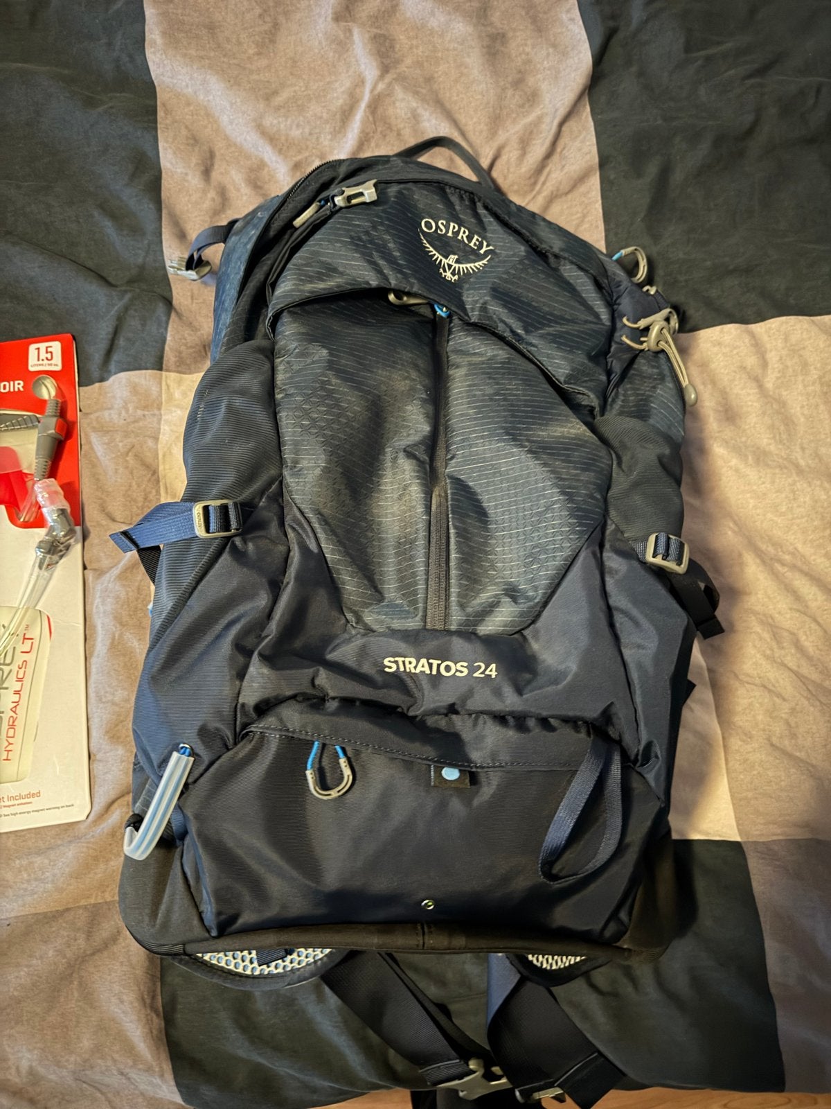 Osprey Stratos 24 rugzak met Hydraulics LT 1.5L reservoir, Ophalen of Verzenden, Zo goed als nieuw, Rugzak