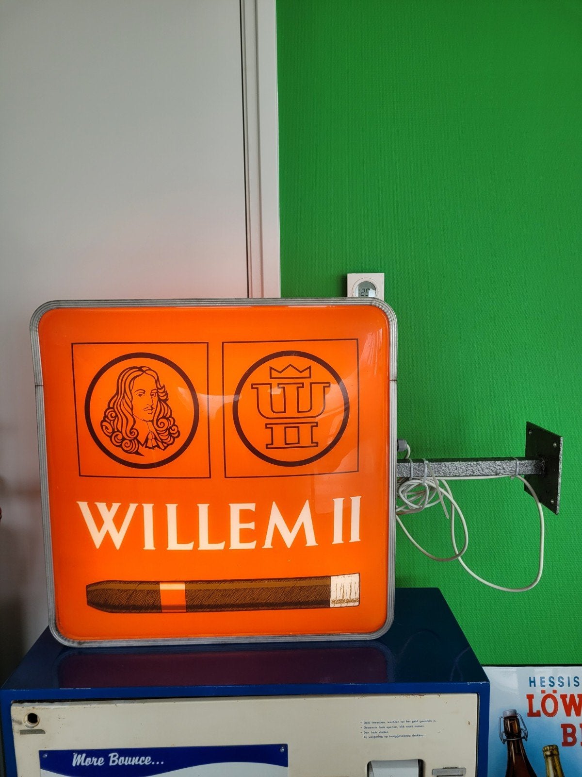 lichtbak willem ll, Ophalen, Gebruikt, Lichtbak of (neon) lamp
