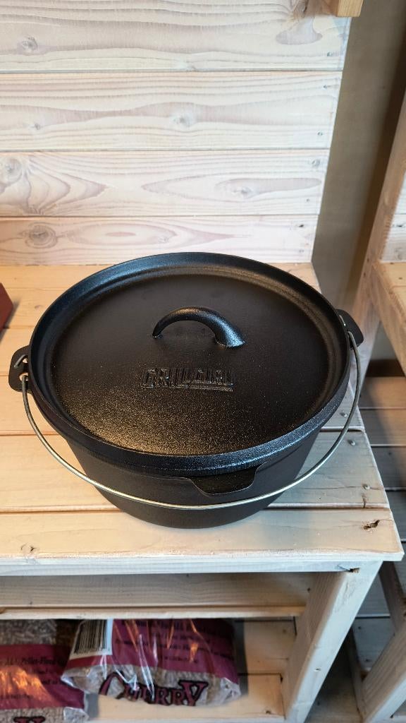 Grill Guru Dutch Oven  "Do" large, Tuin en Terras, Barbecue-accessoires, Nieuw, Ophalen of Verzenden