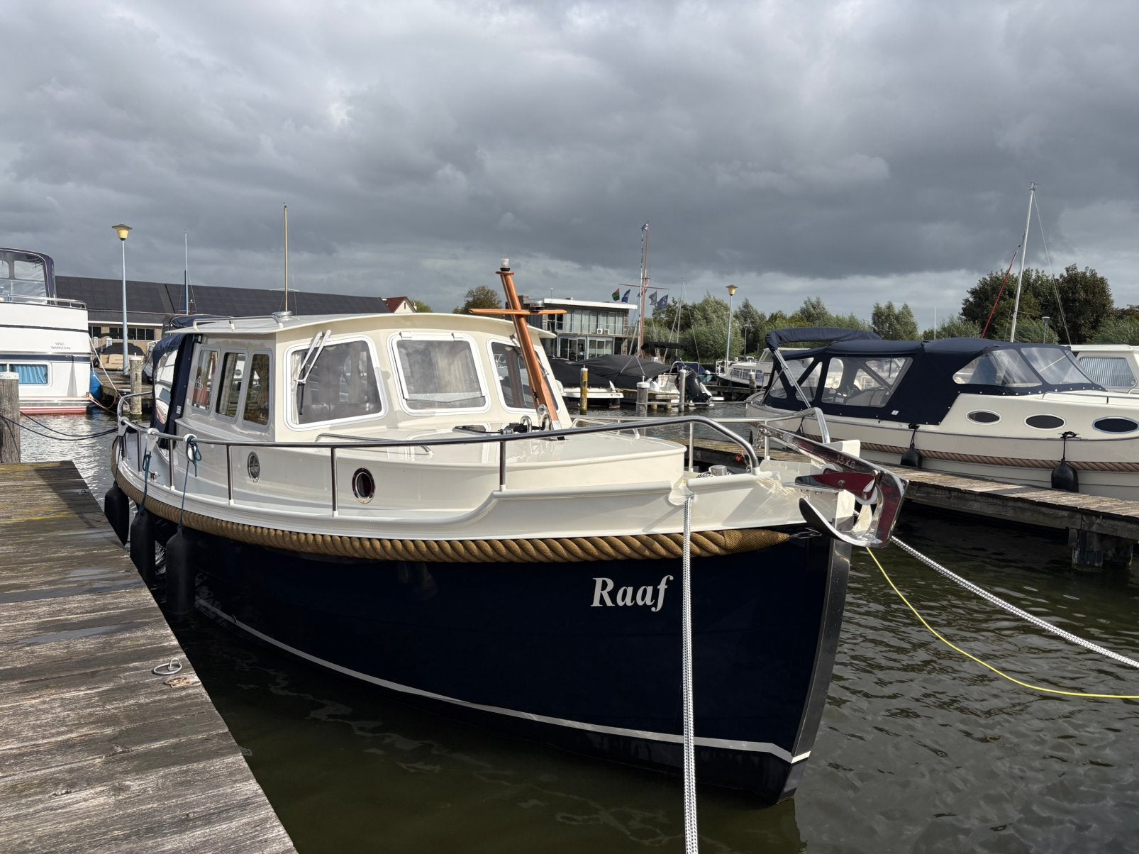 Espevaer 28 stalen motorkruiser, Watersport en Boten, Overige merken, Gebruikt, Walstroom, 39 pk