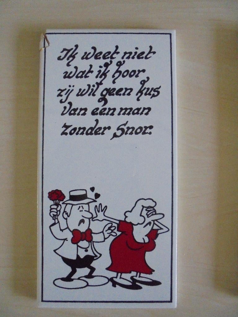 tegelwijsheid, Huis en Inrichting, Woonaccessoires | Tekstborden en Spreuken, Gebruikt, Ophalen of Verzenden