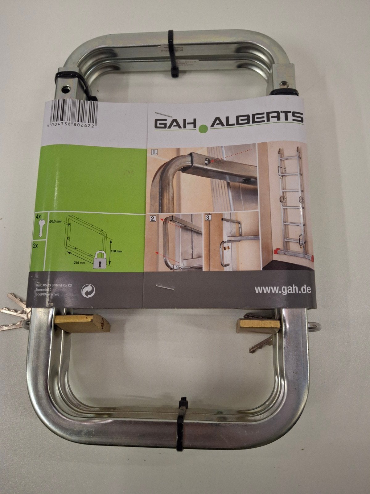 GAH Alberts Ladderbeugelset met hangsloten, Albert-Einstein-Str. 1, 58809 Neuenrade, Duitsland, Overige typen, Nieuw, Ophalen of Verzenden