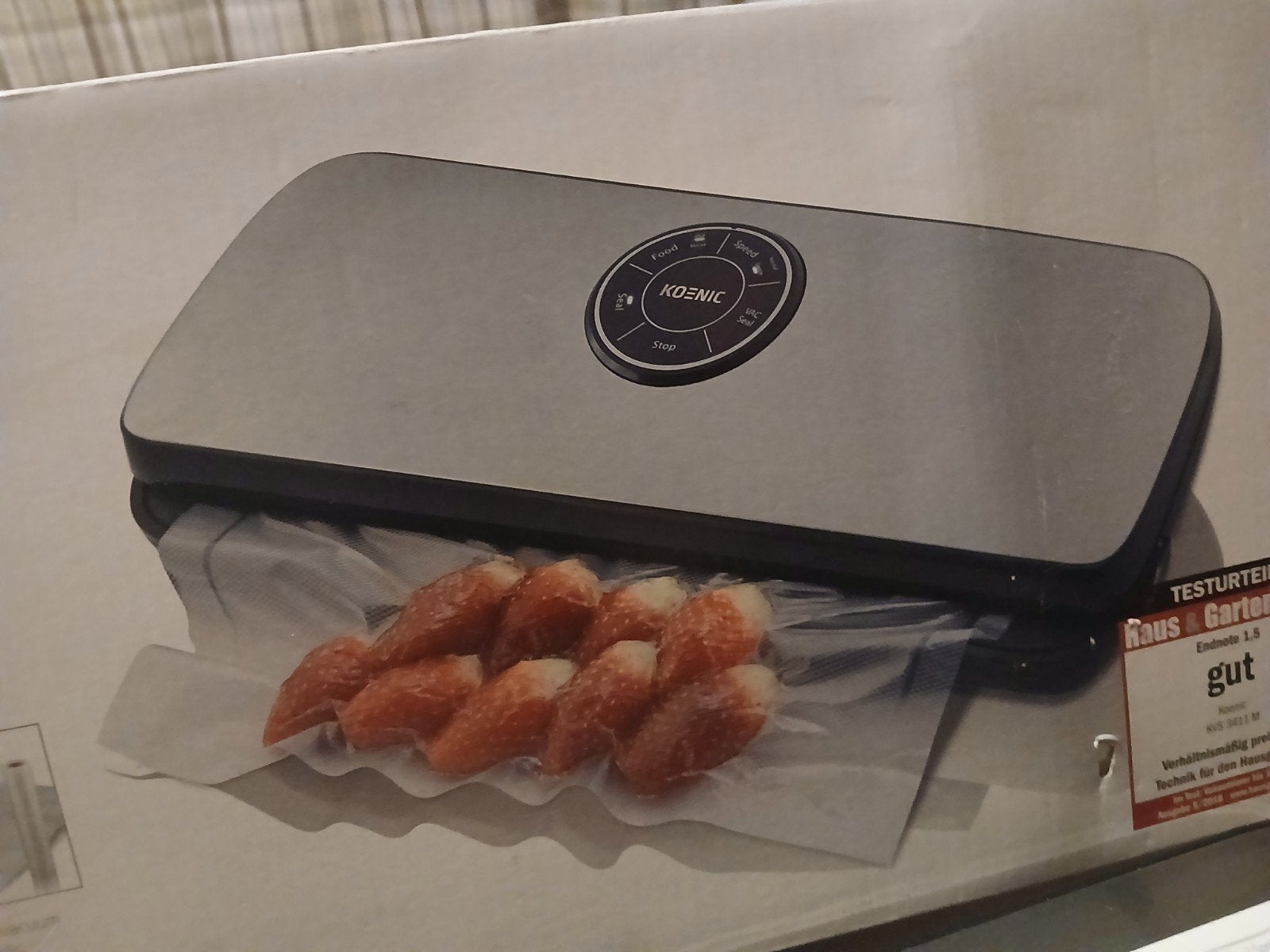 Vacuum Sealer Koenic, Ophalen of Verzenden, Zo goed als nieuw
