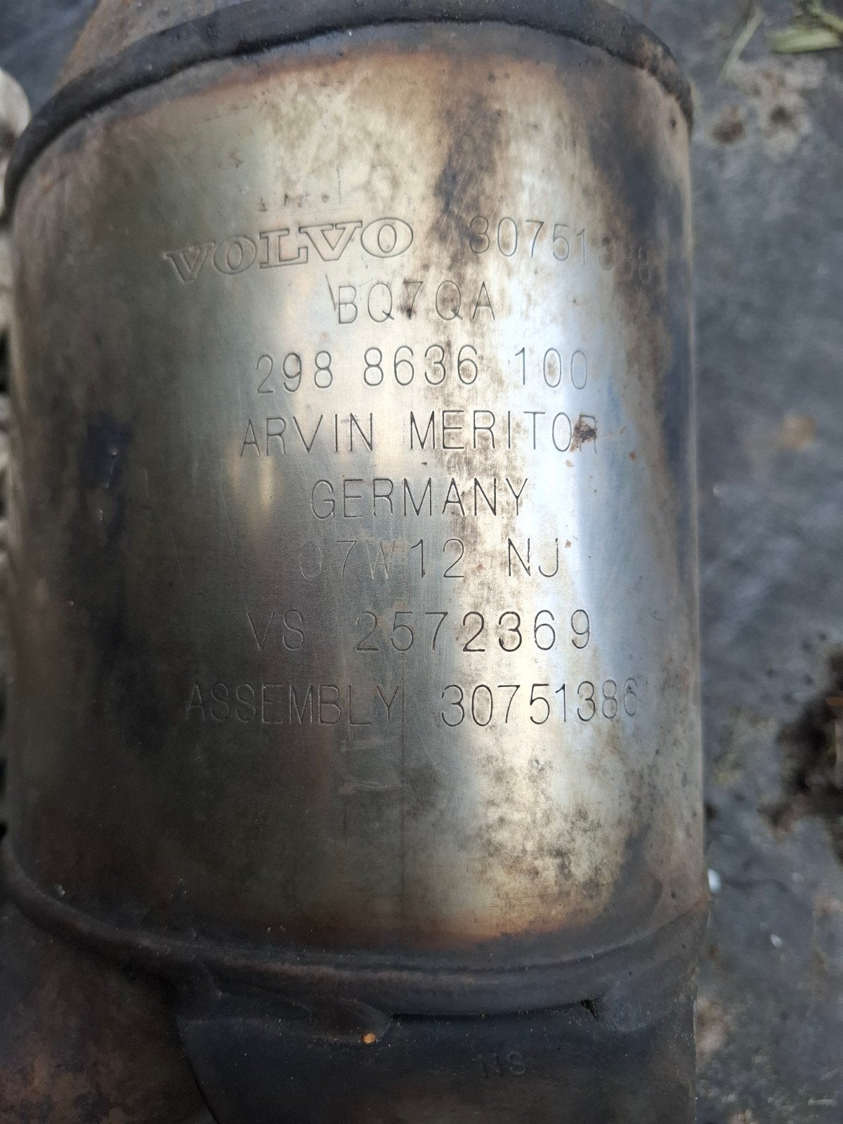 katalysator met roetfilter en einddemper volvo v70 d5, Ophalen of Verzenden, Volvo