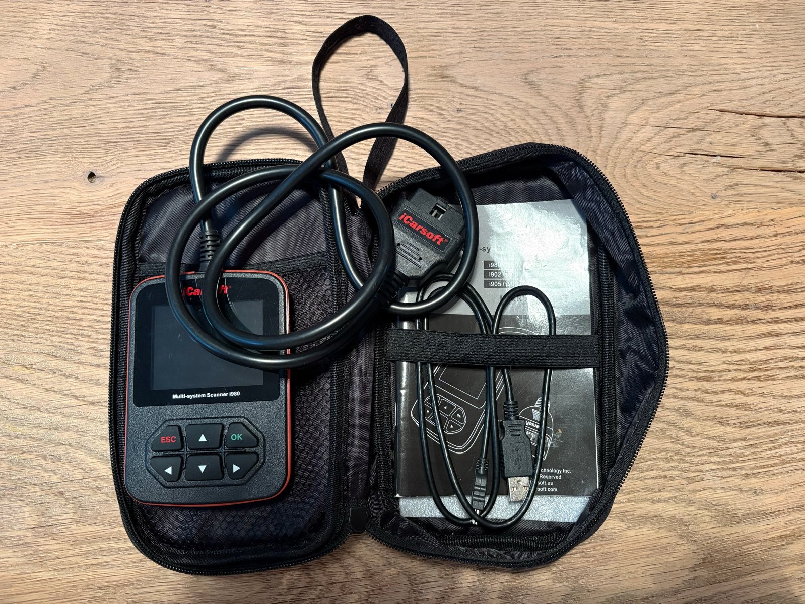 iCarsoft i980 Multi-System Scanner MB V2.0 - OBD2, Auto diversen, Autogereedschap, Zo goed als nieuw, Ophalen