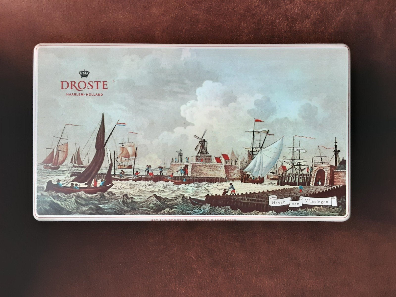 DROSTE CACAO , HAARLEM.  ( Vlissingen ), Verzamelen, Blikken, Ophalen of Verzenden, Gebruikt, Overige, Droste