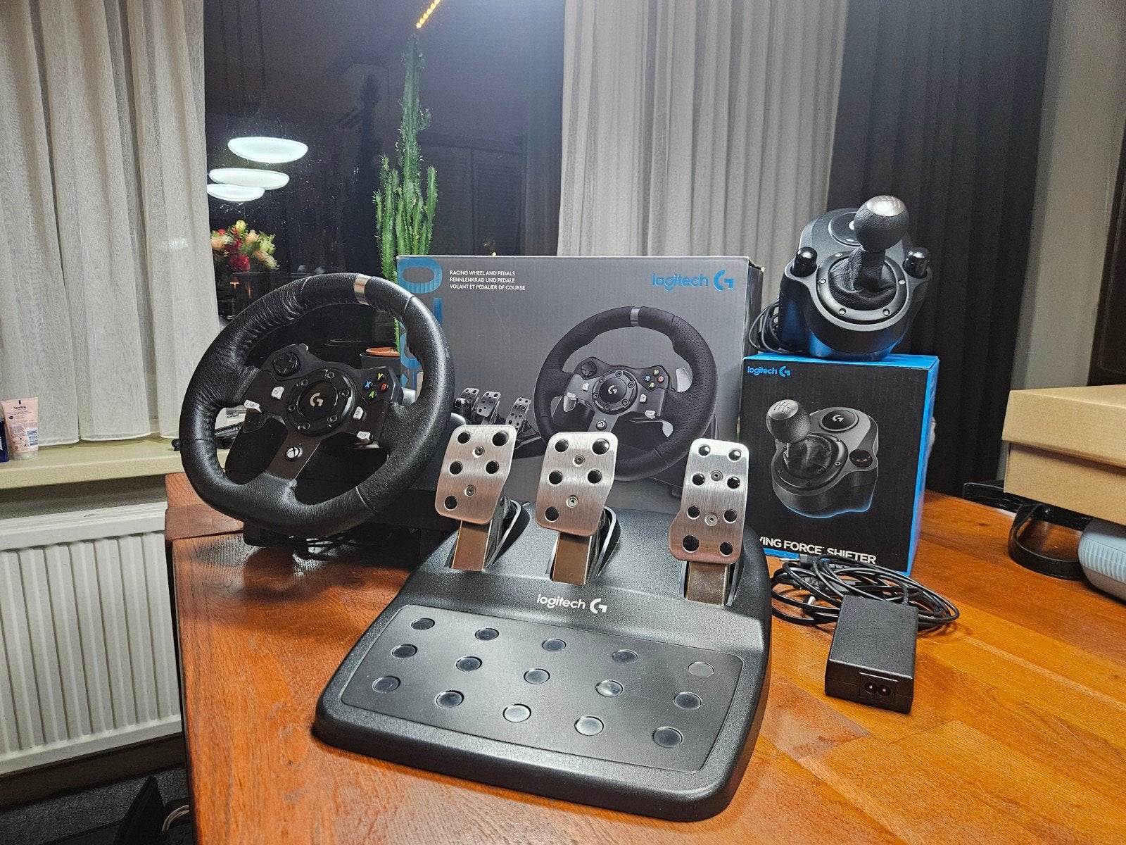 Logitech G920 Racestuur + Shifter, Ophalen, Racestuur, Xbox, Force feedback