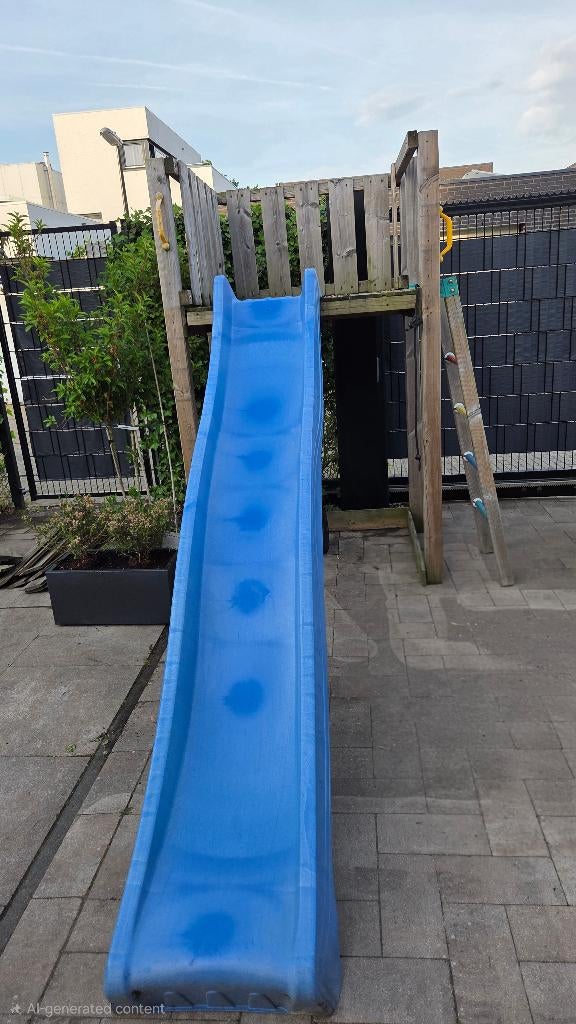 Jungle Gym incl glijbaan, Ophalen, Gebruikt, Glijbaan