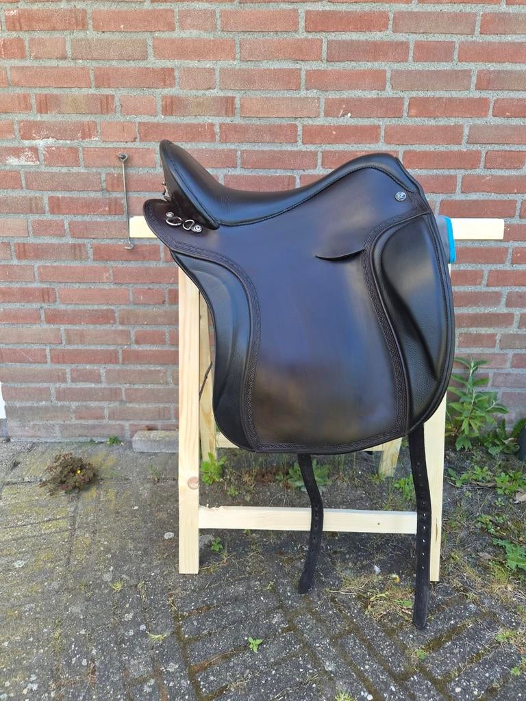 Deuber impuls contour s3 havanna met zwart, Ophalen of Verzenden, Dressuur
