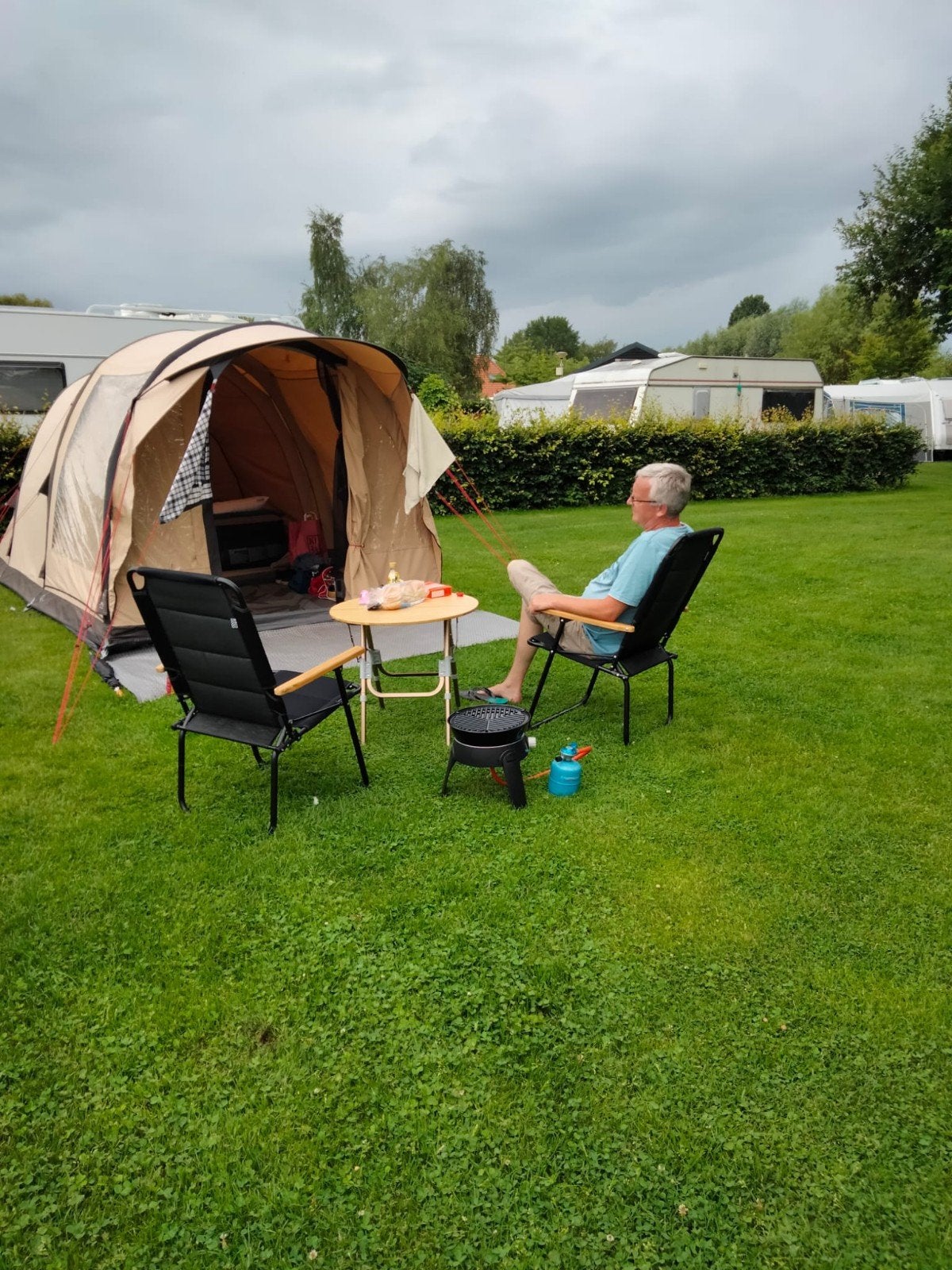 Robens Vista Air 400 - Ruime 2-persoons tent, Caravans en Kamperen, Tenten, Ophalen, Zo goed als nieuw, Tot en met 3