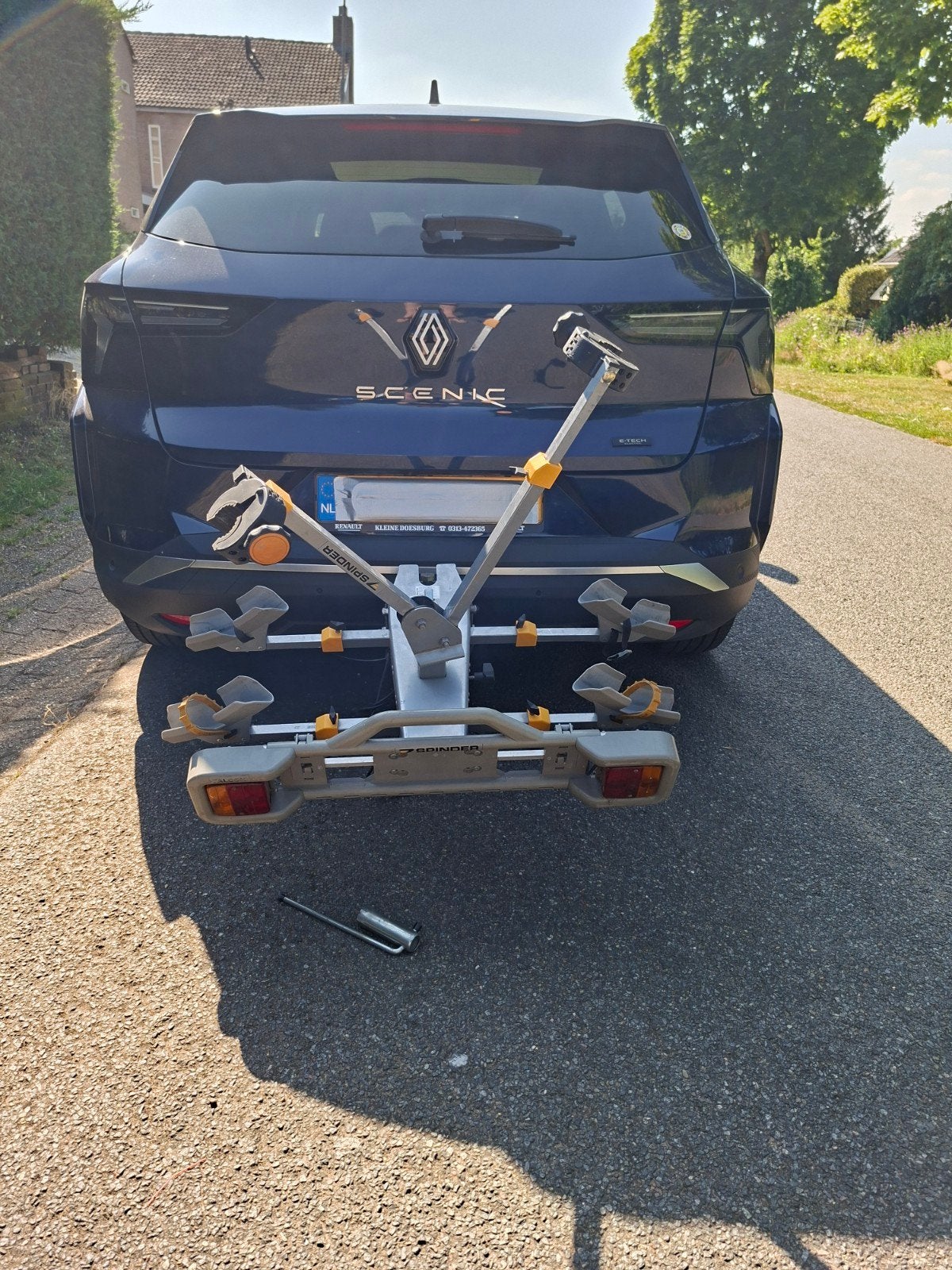 Spinder Fietsendrager RC-2-FNE, Auto diversen, Fietsendragers, Ophalen of Verzenden, 2 fietsen, Gebruikt, Trekhaakdrager