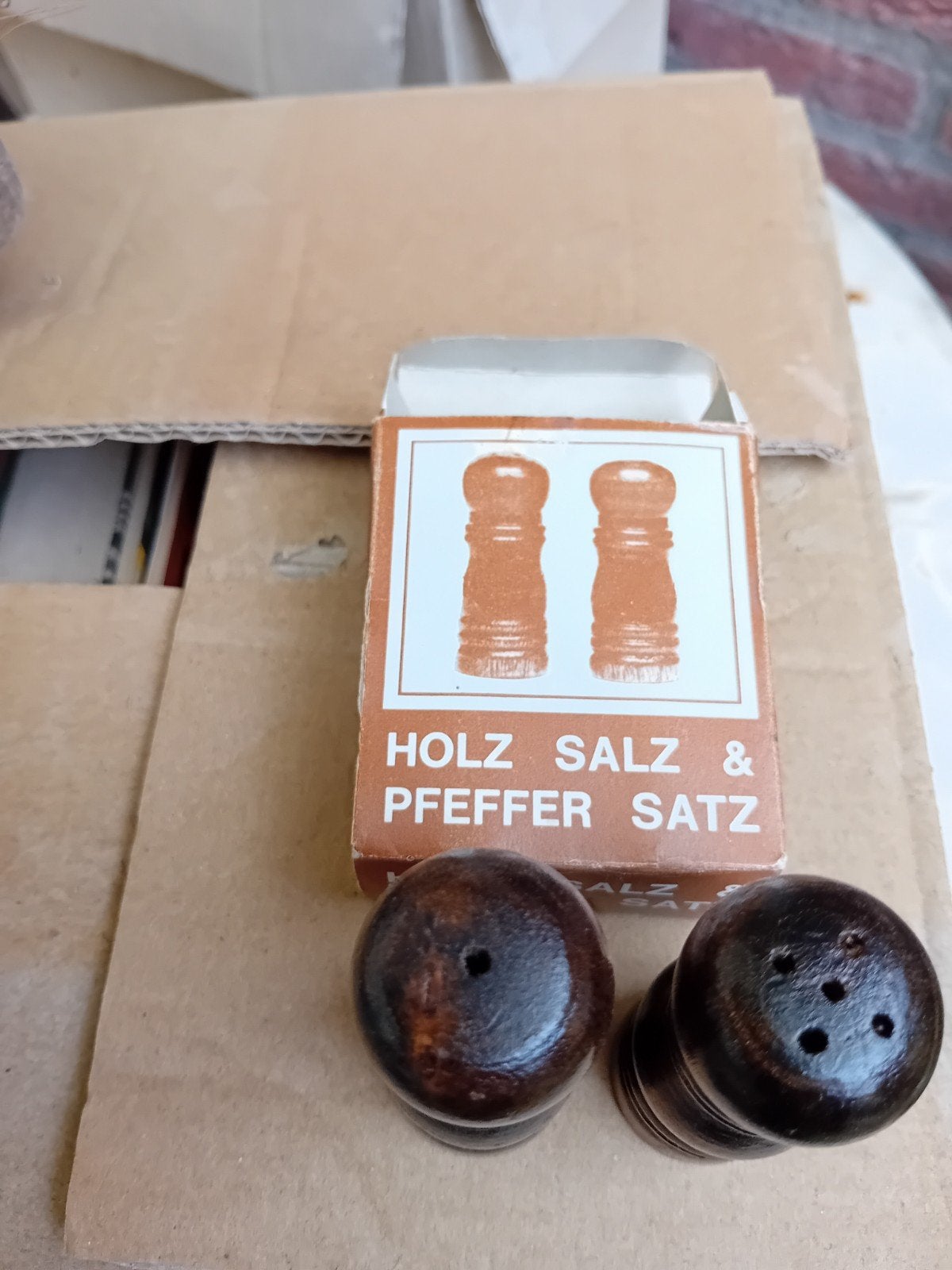 NIEUW peper-en zoutstel hout, Ophalen