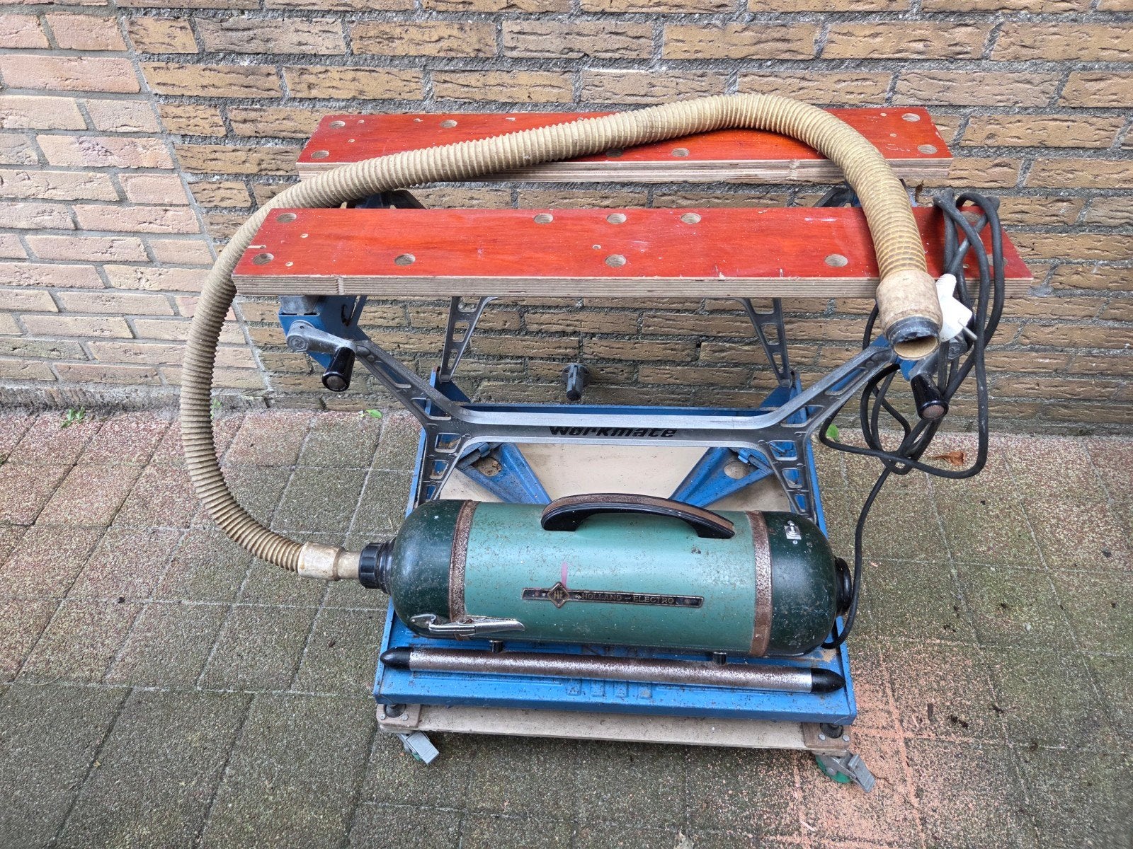 Handgemaakte stofzuiger constructieve op wieltjes - Krachtig, Gebruikt, Industriële stofzuiger, Ophalen, Stofzak