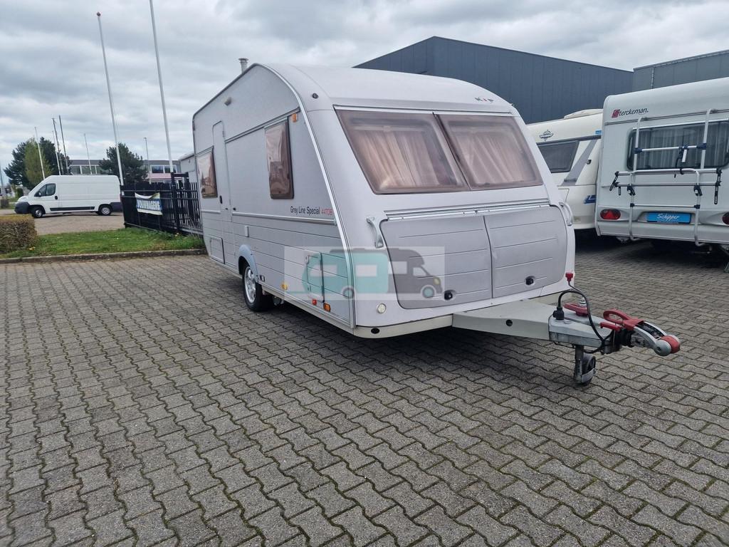 Kip greyline 44 TDB (bj 2004), Caravans en Kamperen, Caravans, Schokbreker, Kip, Bedrijf, 6 tot 7 meter