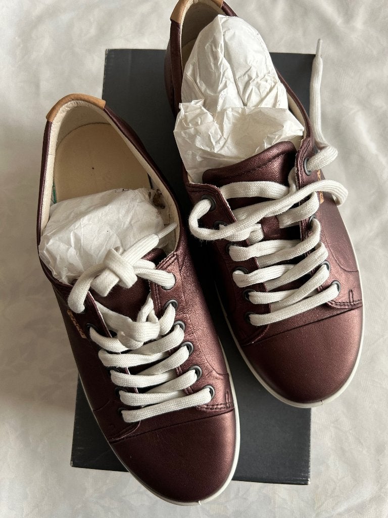 Ecco damesschoenen maat 38 metallic, Ecco, Bruin, Nieuw, Ophalen of Verzenden