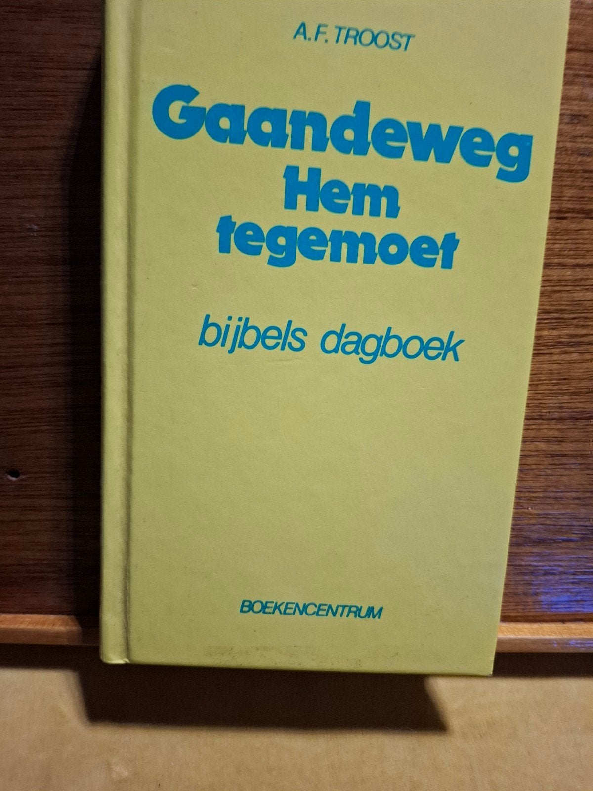 Gaandeweg Hem tegemoet - Bijbels dagboek A.F. Troost, Ophalen of Verzenden, Gelezen, A.F. Troost, Christendom | Protestants