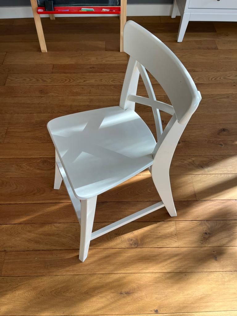 Ikea junior stoel, Ophalen, Gebruikt, Wit, Eén