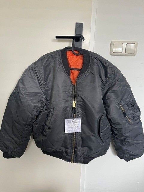 Grey MA-1 Fostex Bomberjack met prijskaart, maat XS., Nieuw, Ophalen of Verzenden, Fostex, Grijs