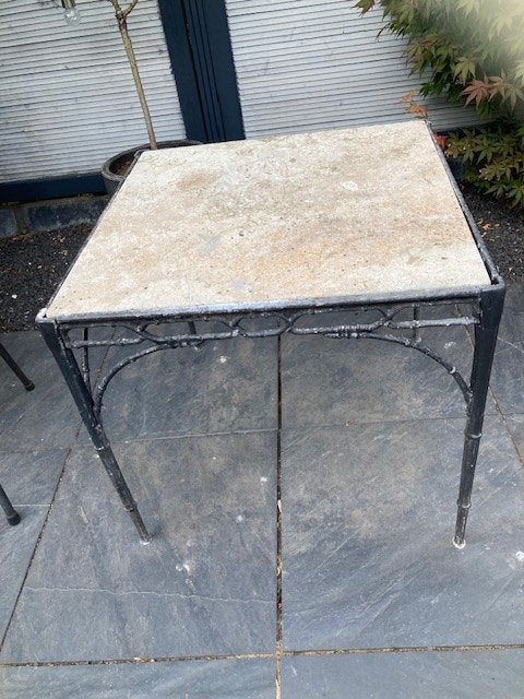 Antieke vierkante tafel, Antiek en Kunst, Ophalen