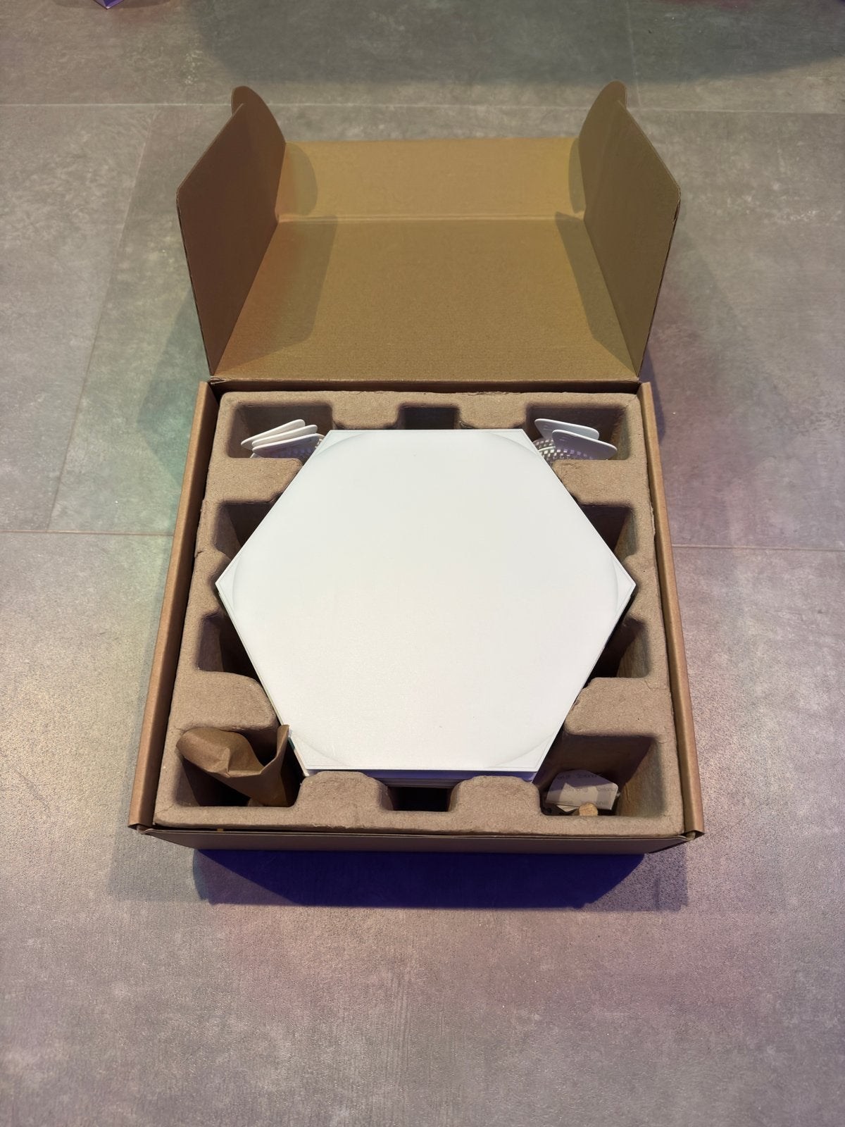 Nanoleaf Hexagon 5 stuks -  met originele doos, Overige merken, Kunststof, Meerkleurig, Ophalen of Verzenden
