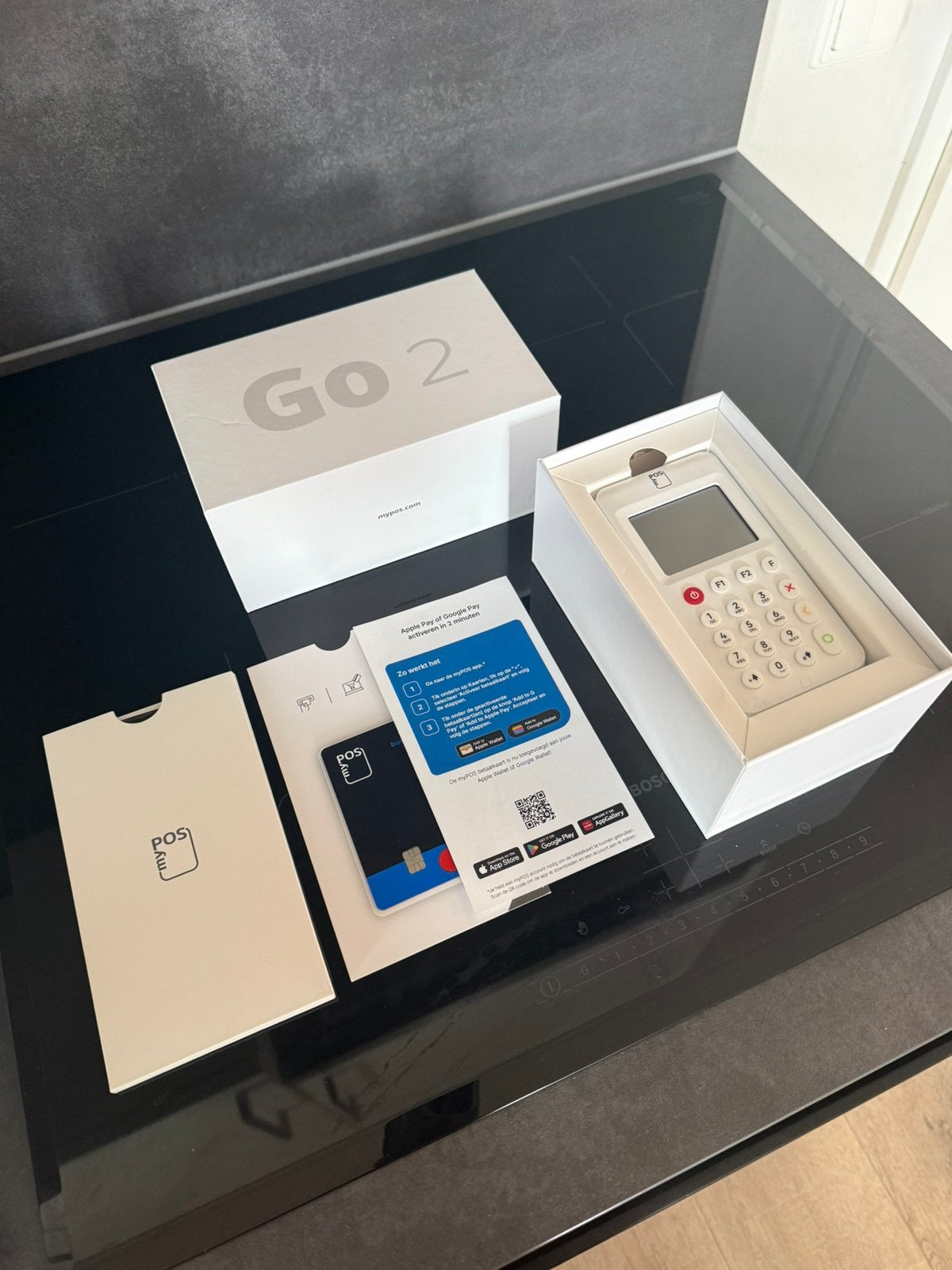Nooit gebruikt: Mypos Go 2 pin automaat, 10 inch, Wit, Nieuw, Ophalen of Verzenden