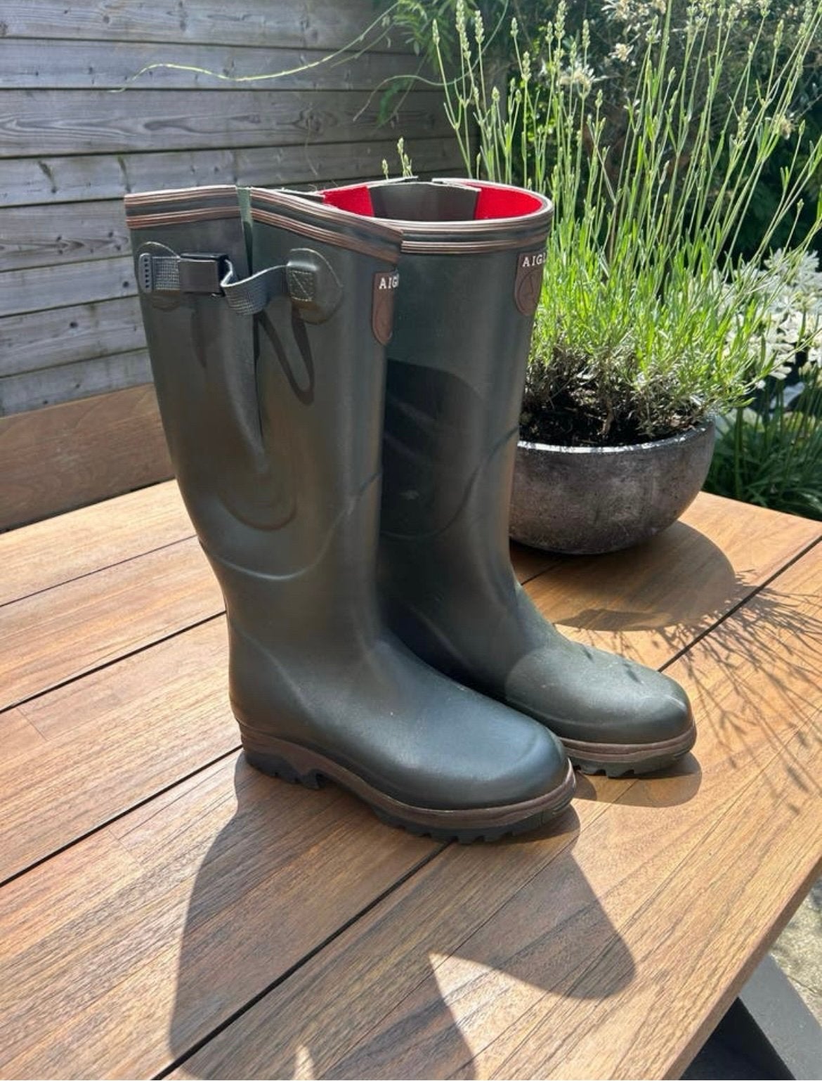 Aigle Parcours 2 Var - Regenlaarzen zgan 41, Ophalen of Verzenden, Zo goed als nieuw, Regenjas