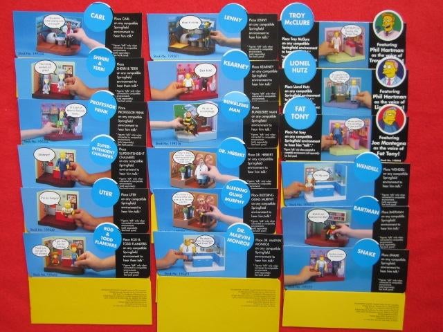 Figuur Simpsons Krusty the Clown of Itchy Scratchy, Ophalen of Verzenden, Zo goed als nieuw, Tv, Actiefiguur of Pop
