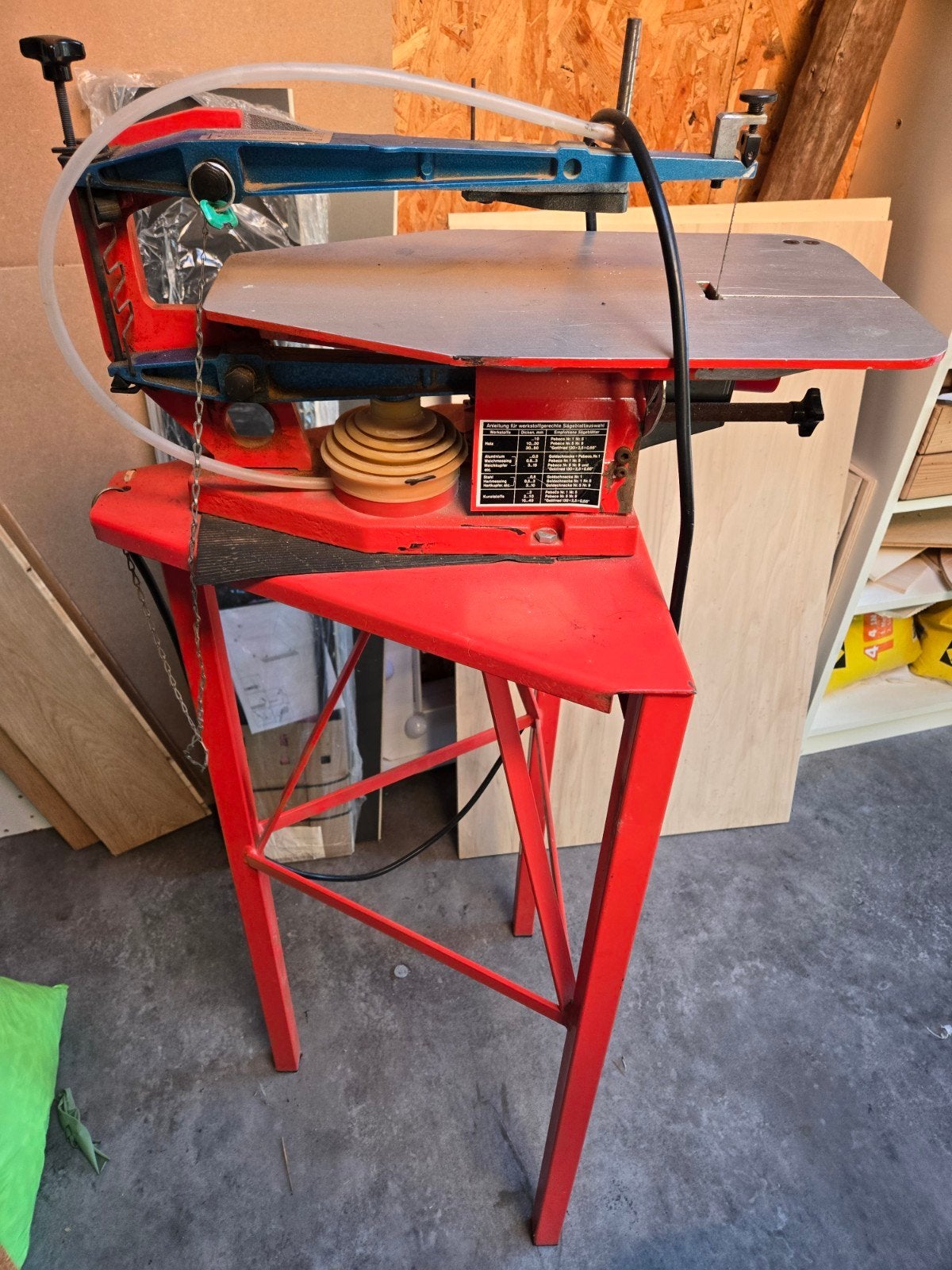 Hegner Multicut-2 Figuurzaagmachine met onderstel, Ophalen, Gebruikt, Hegner, 600 tot 1200 watt