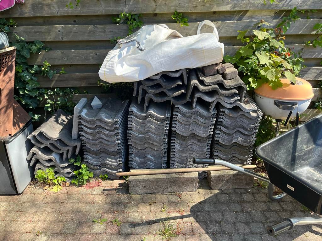 Gebruikte dakpannen - ca. 10 m², Ophalen, Gebruikt, Steen of Klei, 5 tot 10 m²