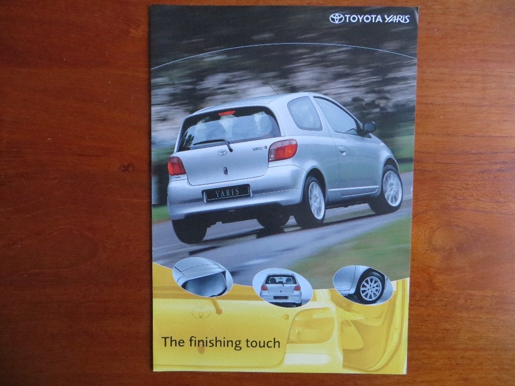 Toyota Yaris the finishing touch (nov. 2000), Ophalen of Verzenden, Nieuw, Toyota