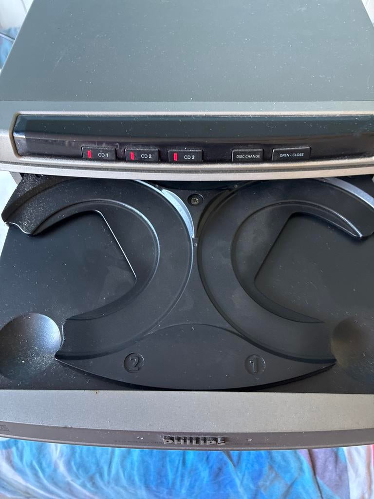 Philips FW316C Mini Hifi Systeem met 3 CD-wisselaar, Ophalen, Philips, Gebruikt, Cassettedeck