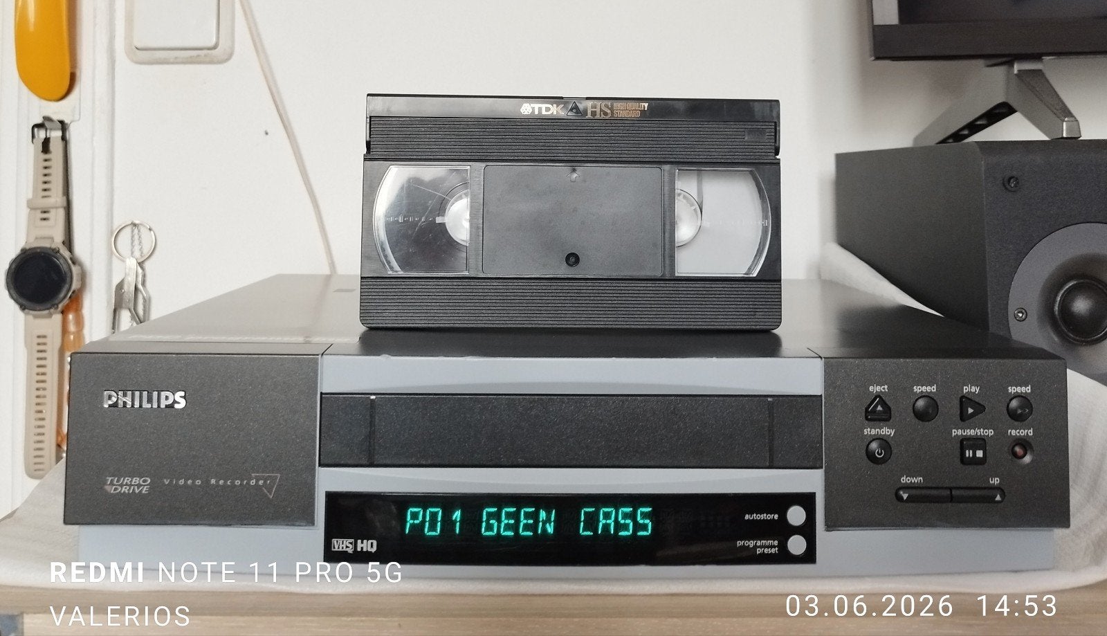 PHILIPS VR - 231 video recorder., Ophalen of Verzenden, Gebruikt