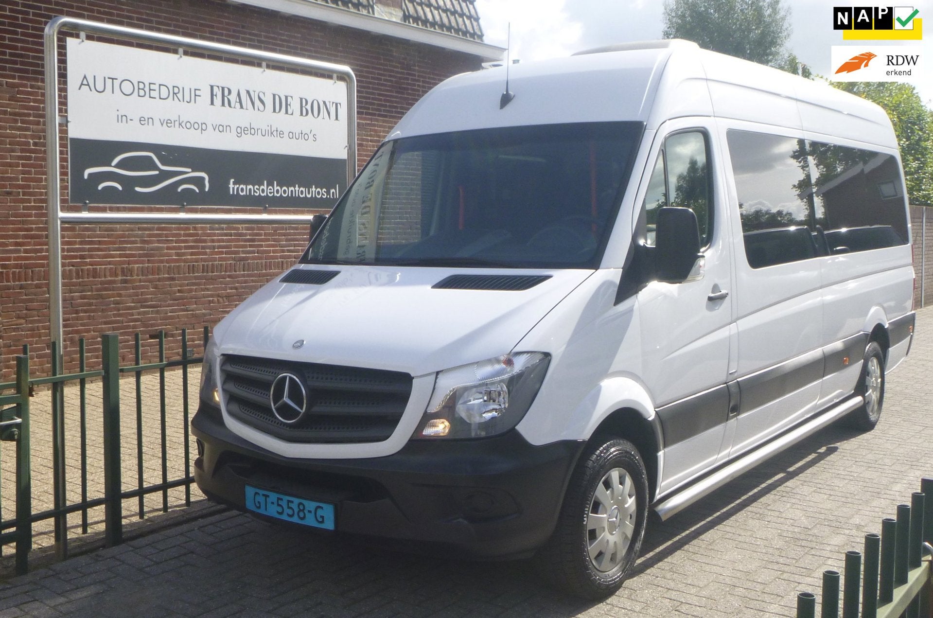 Mercedes-Benz Sprinter 313 2.2 BlueTEC 432 HD 9 persoons max, Auto's, Automaat, Achterwielaandrijving, Gebruikt, Euro 6