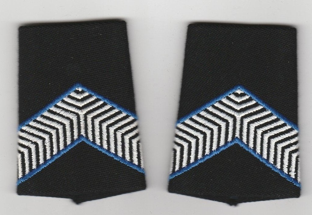 Set rang Marechaussee (KMar) - Marechaussee 2e kl (zwart, ta, Verzamelen, Militaria | Algemeen, Verzenden, Marechaussee, Nederland