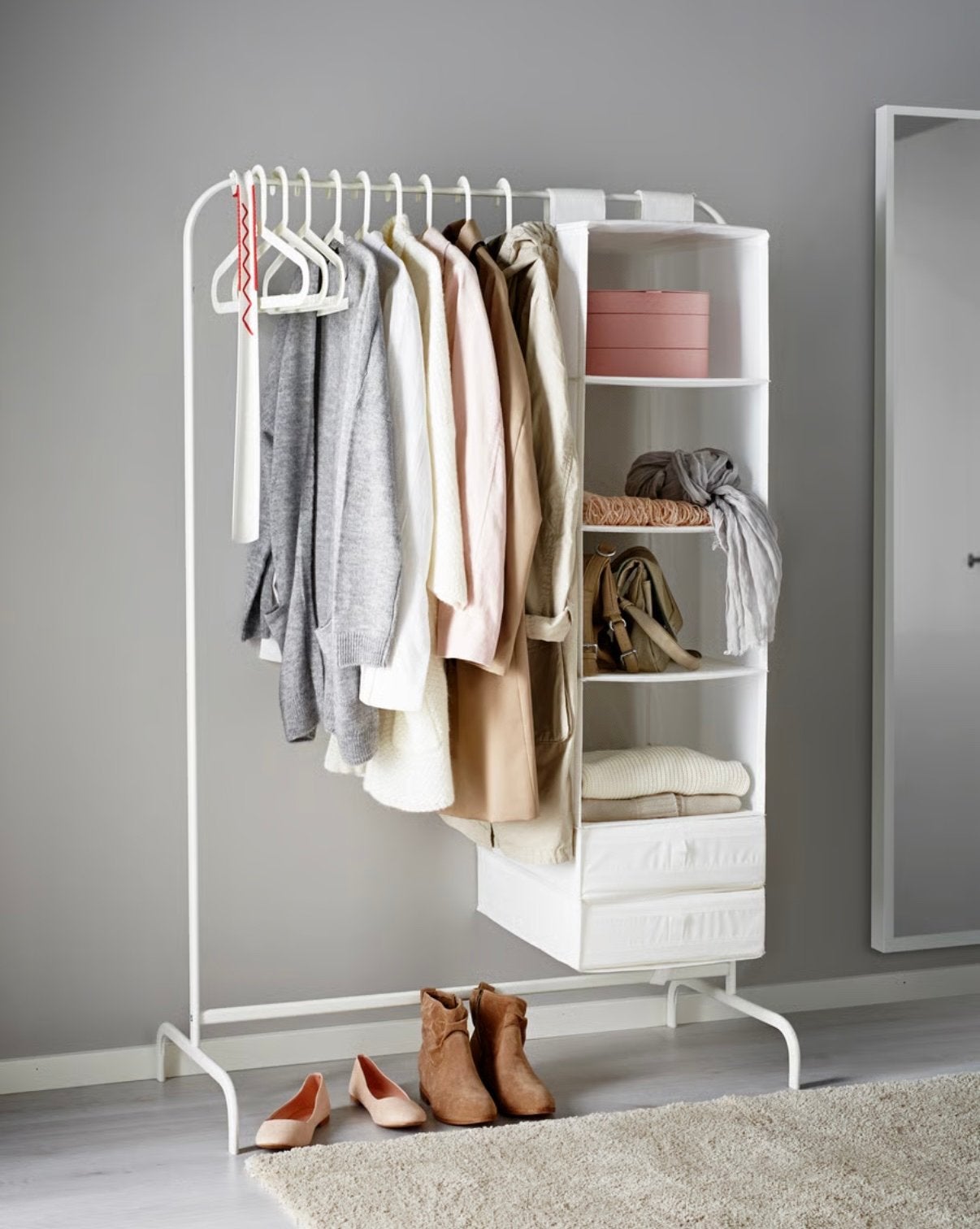 IKEA Mulig kledingrek - Gebruikt maar in prima staat, Kleding | Dames, Ophalen of Verzenden, Met wielen, Gebruikt