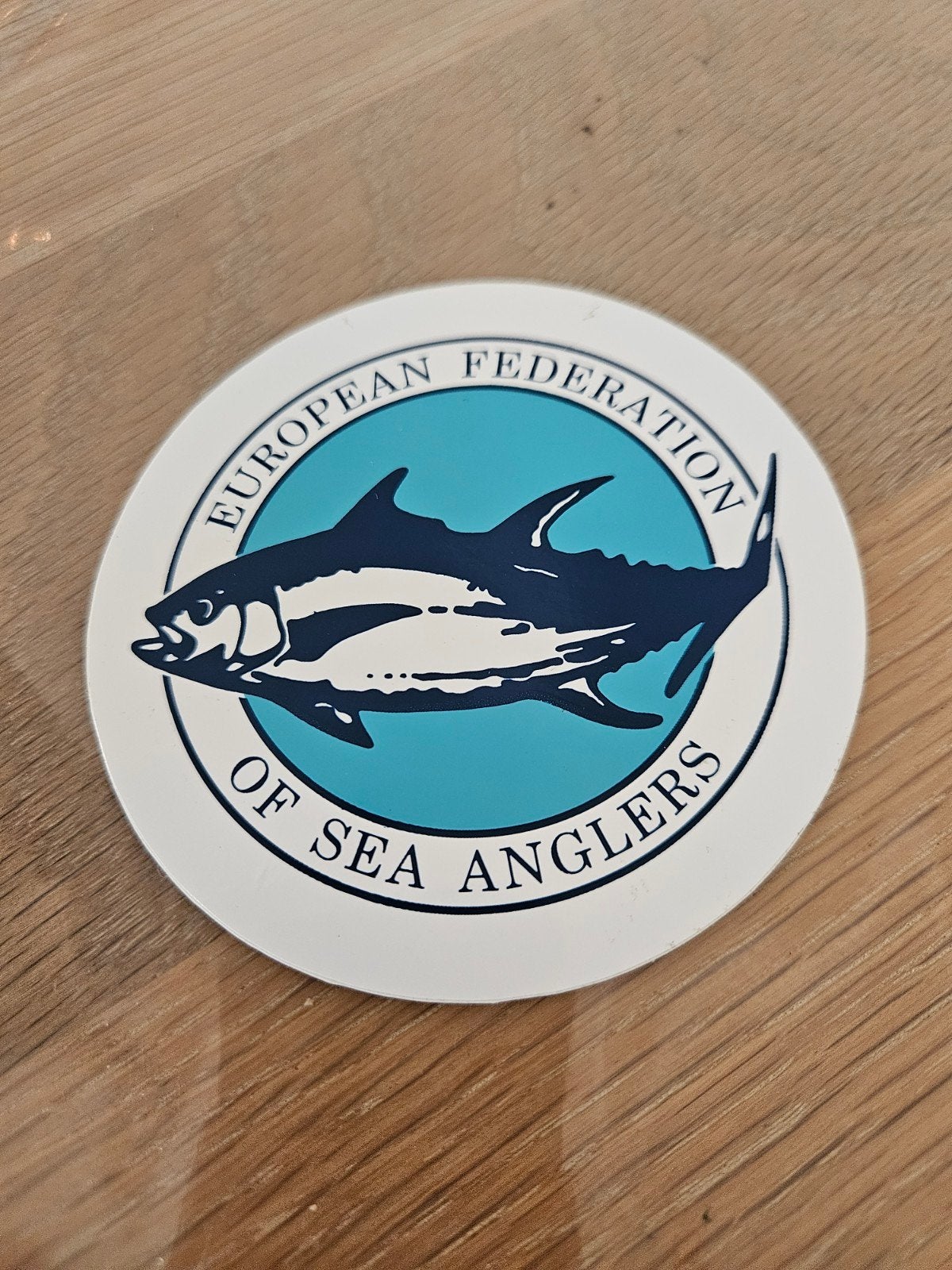 European Federation Of Sea Anglers sticker, Ophalen of Verzenden